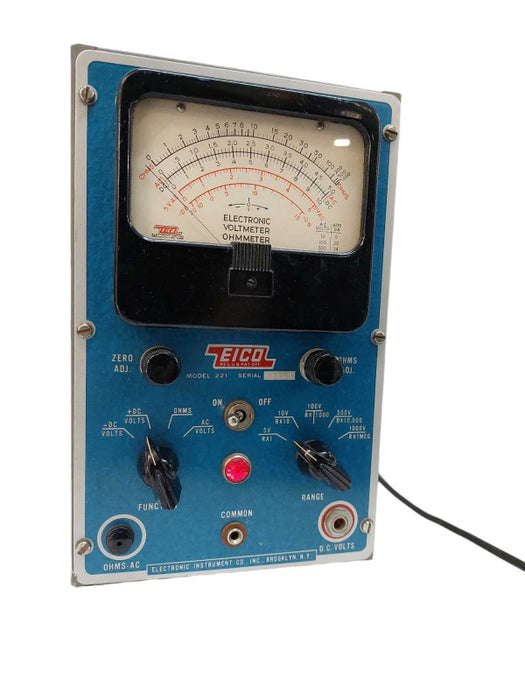 EICO Electronic VoltMeter OHMMeter Model: 221 =