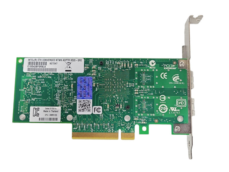 Intel ETH Converged Network Adapter X520-SR2 2-Port 10G, Full Height bracket Q_