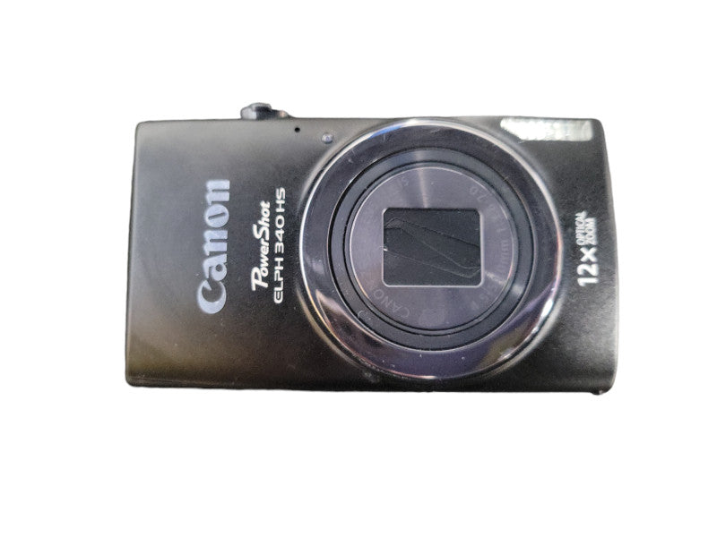 Canon PowerShot ELPH 340 HS Full HD Wi-Fi Black Digital Camera READ !