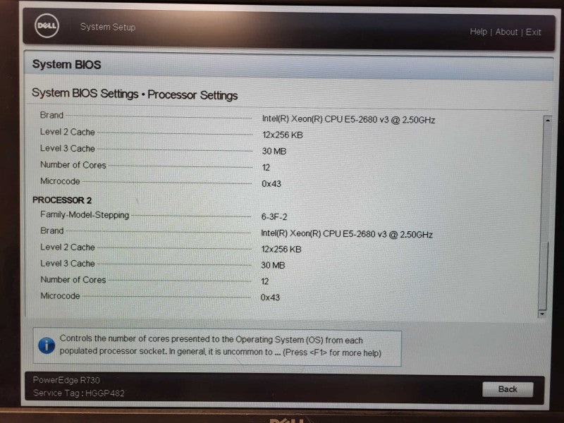 Dell R730 2U 8x 2.5" | 2x Xeon E5-2680 v3 @2.5GHz 12C, 64GB DDR4, H730 Mini,  $