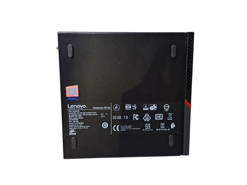 Lenovo M715q USFF| Ryzen 5 PRO 2400GE @3.2GHz 4C, 8GB DDR4, 256GB NVMe, Wi-Fi