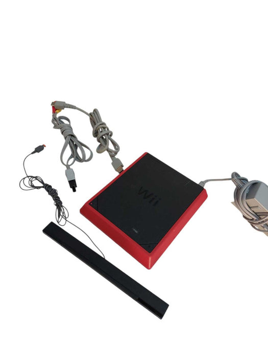 Nintendo Wii Red Mini Console Model: RVL201(USA)  =