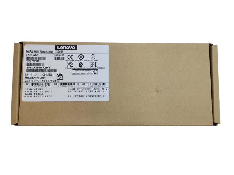 Original Lenovo ThinkPad 90W AC Adapter Slim Tip - 20V - 0b46994 Q%