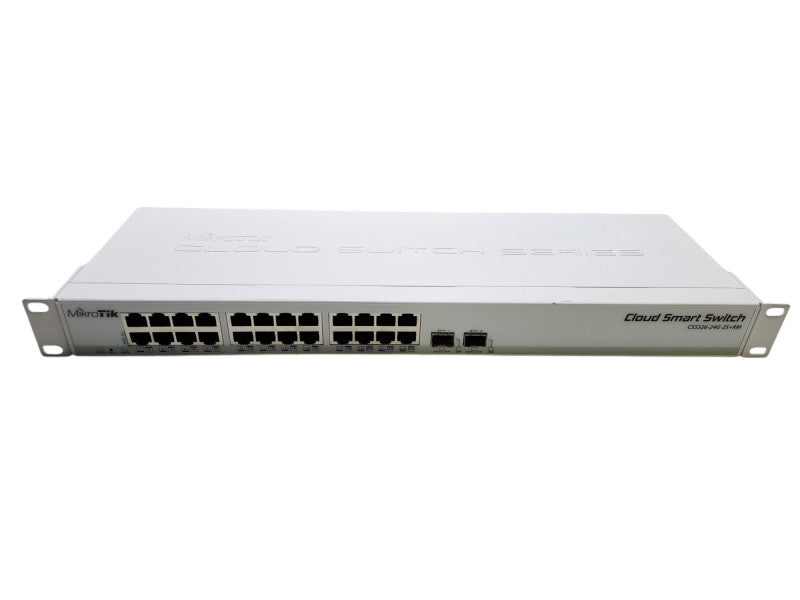 MikroTik CSS326-24G-2S+RM | 24-Port Gigabit Ethernet Switch | 2x SFP+