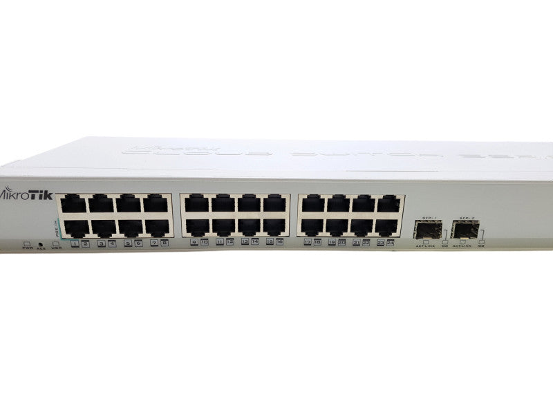MikroTik CSS326-24G-2S+RM | 24-Port Gigabit Ethernet Switch | 2x SFP+