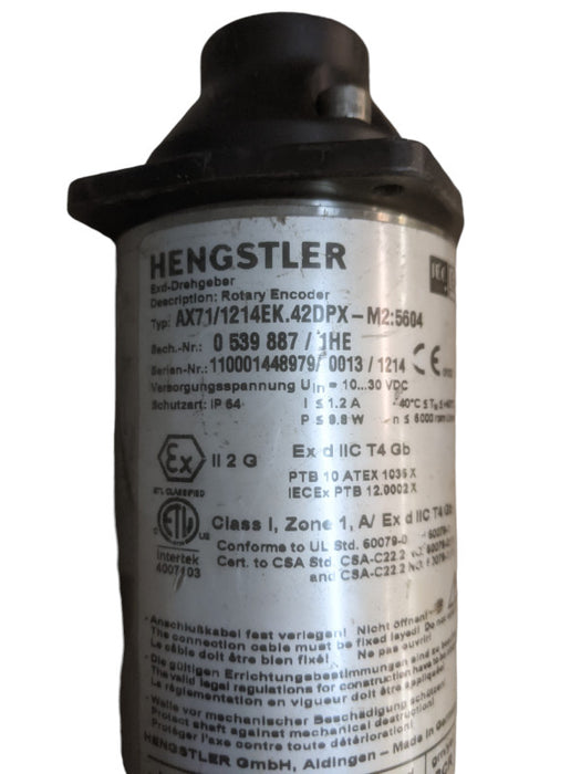 HENGSTLER Rotary Encoder | AX71/1214EK.42DPX-M2:5604 | *READ* Q