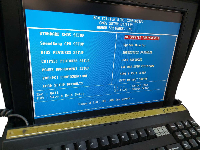 Vintage Prism N9 Portable Computer Suitcase Travel All in One TFT-XGA-15c =
