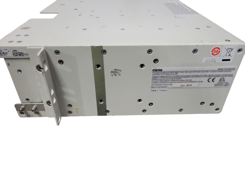 Ciena CN 4200 MC Chassis with CN-EM6-FLEX,  2x PSU, Read _