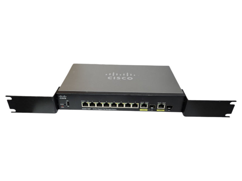 Cisco SG350-10MP, 10-Port Gigabit POE Managed Ethernet Switch
