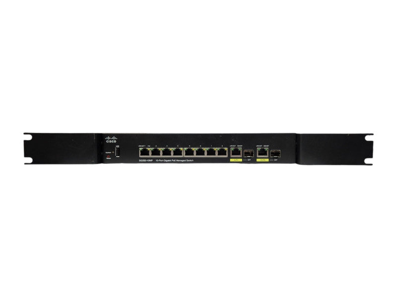 Cisco SG350-10MP, 10-Port Gigabit POE Managed Ethernet Switch