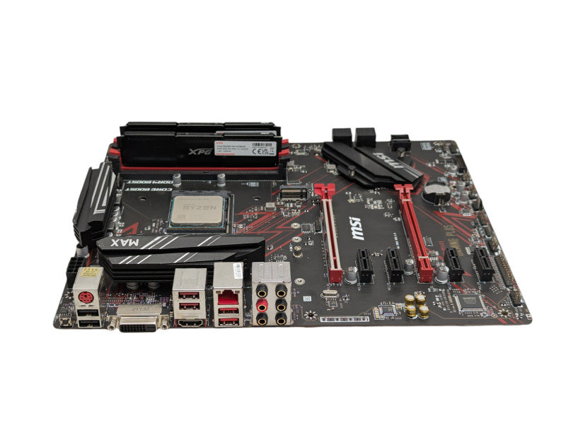MSI B450 Gaming Plus Max AM4 Ryzen 7 PRO 2700 16GB RAM  -
