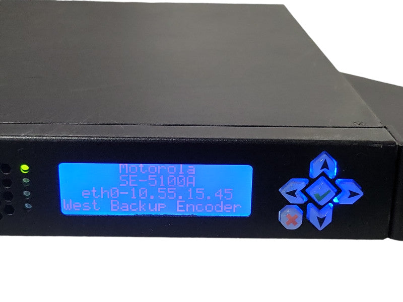 Motorola SE-5100A MPEG-4 AVC SD/HD Encoder, READ _