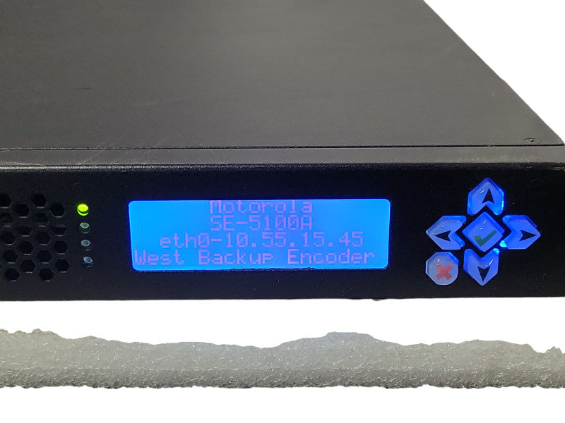 Motorola SE-5100A MPEG-4 AVC SD/HD Encoder, READ _