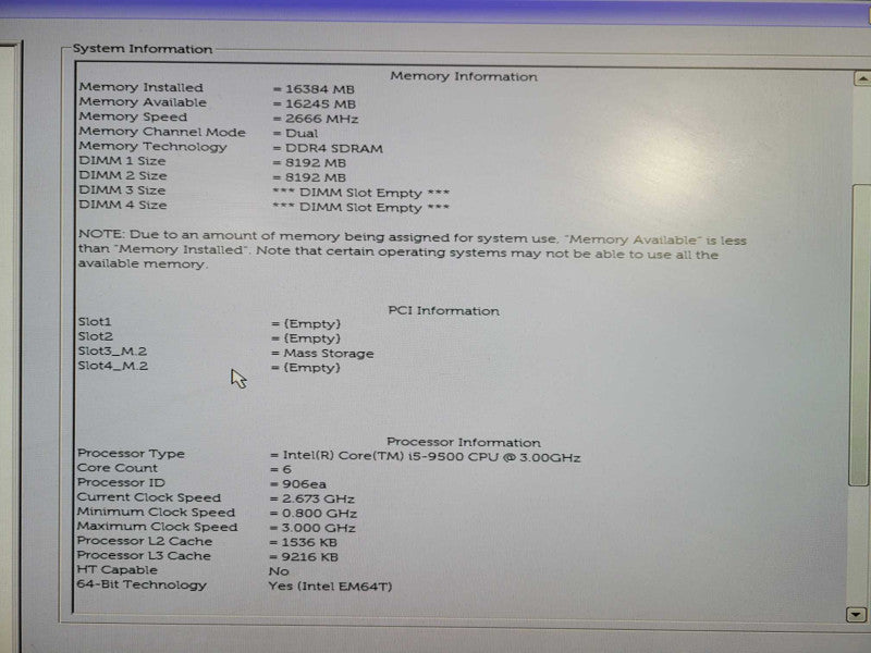 Dell OptiPlex 7070 SFF, i5-9500 3.00GHz 6C, 16GB DDR4, 512GB NVMe !