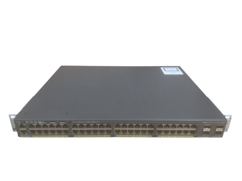 Cisco WS-C2960X-48FPS-L V01 | 48 Port Gigabit PoE+ 740W Switch | 4x SFP Q