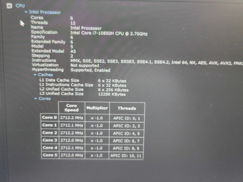 Dell Latitude 5411 | i7-10850H| 16GB DDR4| GeForce MX250| 256GB M.2 SSD READ  Qβ Lap200