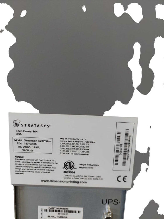 Stratasys Dimension SST1200ES Large 3D Printer  =