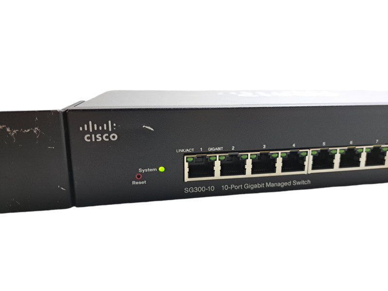 Cisco SG300-10 | 10-Port Gigabit Managed Switch Q