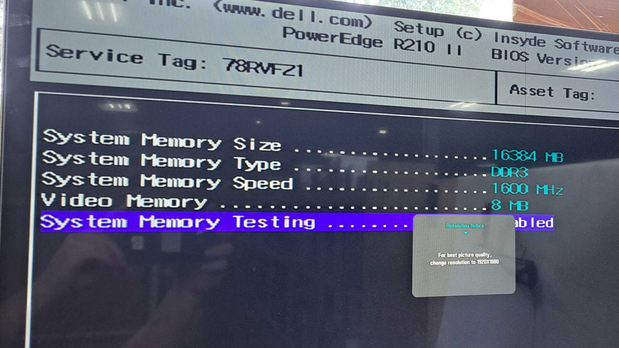Dell PowerEdge R210 II | 1x Xeon E3-1220 v2| 16GB DDR3 RAM |No HDD