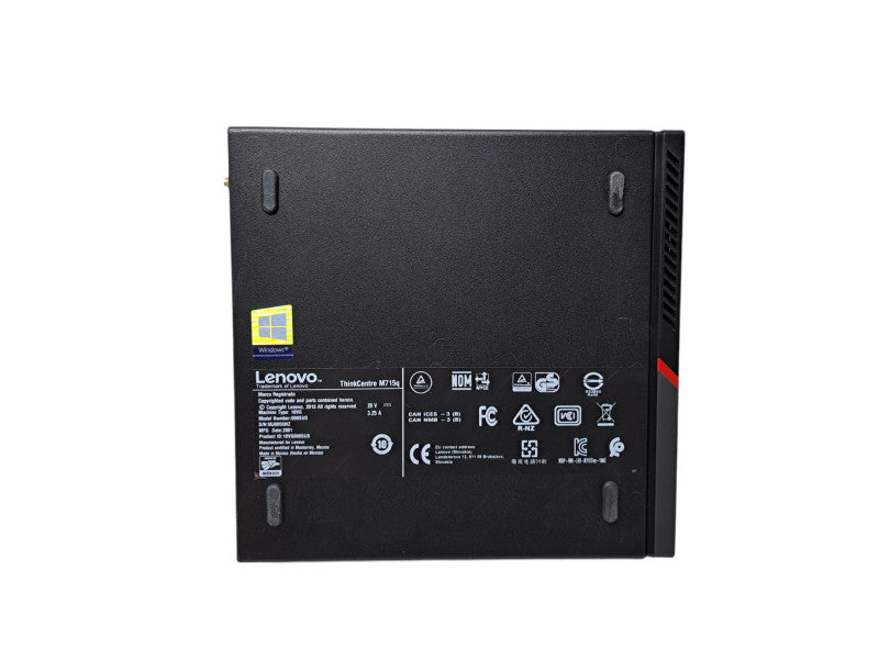 Lenovo M715q USFF| Ryzen 5 PRO 2400GE @3.2GHz 4C, 8GB DDR4, Wi-Fi, No HDD's