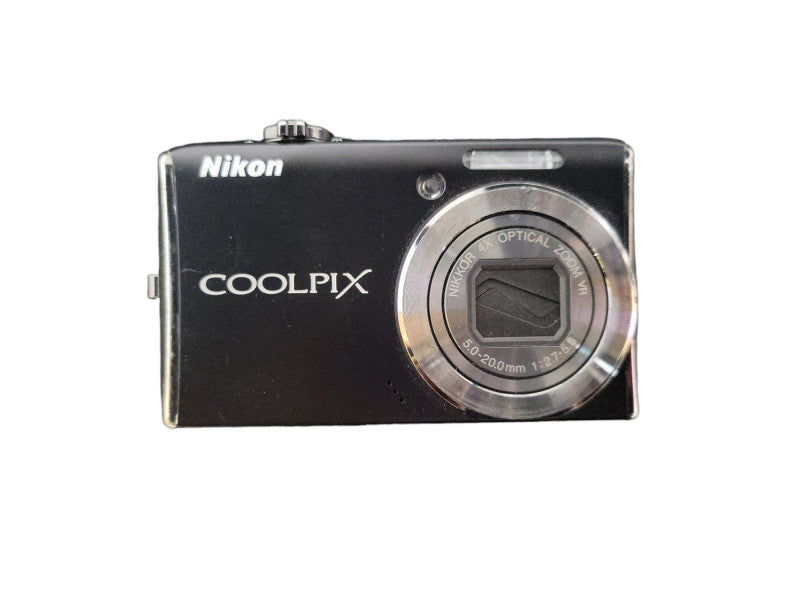Nikon COOLPIX S620 Black 12.2MP 4x Zoom Digital Camera !