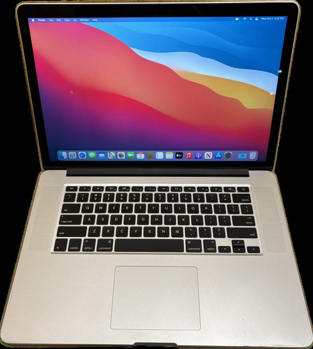 Apple MacBook Pro Retina 15-inch Late 2013 8GB 256SSD No Power Adapter