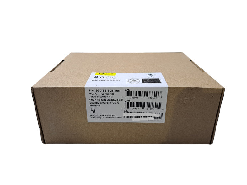 Open Box | Jabra Pro 920 Mono Wireless On-Ear Headset 920-65-508-105