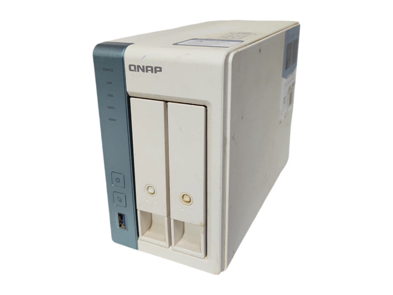 QNAP TS-231P3 2-Bay NAS, 8TB (2x 4TB 3.5" HDDs), No PWR