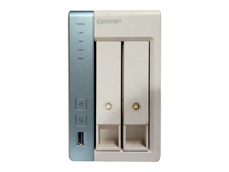 QNAP TS-231P3 2-Bay NAS, 8TB (2x 4TB 3.5" HDDs), No PWR