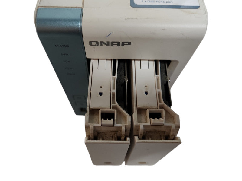 QNAP TS-231P3 2-Bay NAS, 8TB (2x 4TB 3.5" HDDs), No PWR