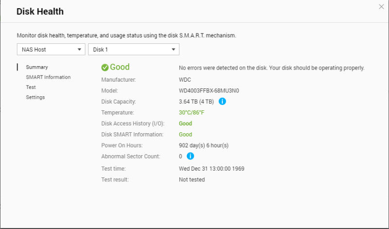 QNAP TS-231P3 2-Bay NAS, 8TB (2x 4TB 3.5" HDDs), No PWR