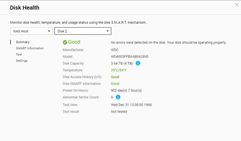 QNAP TS-231P3 2-Bay NAS, 8TB (2x 4TB 3.5" HDDs), No PWR