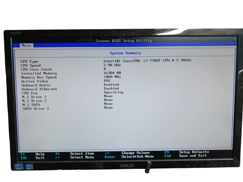 Lenovo ThinkStation P320 Tiny i7-7700T 16GB Quadro P600