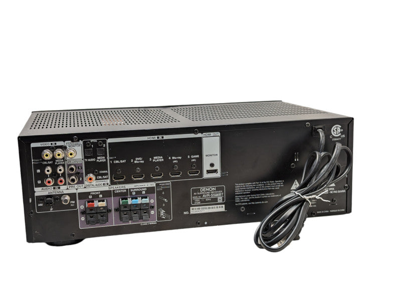 Denon AVR-S500BT 5.2 Channel Full 4K Receiver Please READ  -