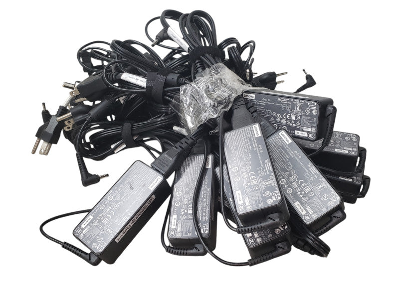 Set of 10xGenuine Lenovo Slim Tip Power Laptop/USFF Desktop Adapter 45W|20V|2.25A