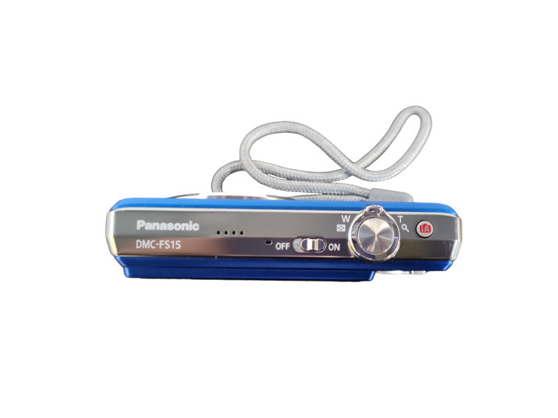 Panasonic LUMIX DMC-FS15 12.1MP Camera Blue READ !