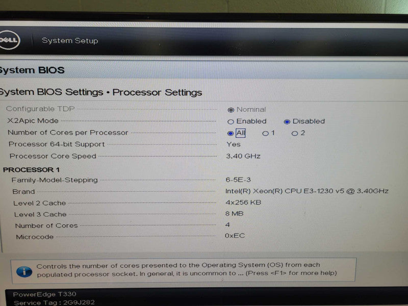 Dell PowerEdge T330 - Xeon E3-1230 v5 | 16GB RAM | NO HDD | PERC H730 | 2xPSU %