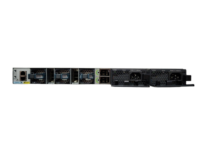 Cisco WS-C3850-48F-S 48-Port Gigabit PoE+ Switch, 2x 1100W PSU