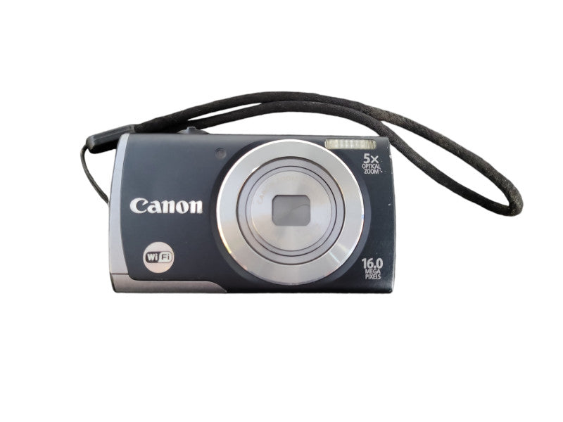 Canon PowerShot A3500 IS 16MP  Digital Camera Black Wi-Fi !