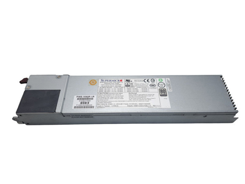 Supermicro PWS-1K62P-1R 1620W 80 Plus Platinum PSU | Tested Q!