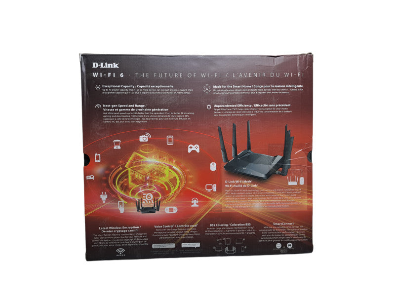 D-Link DIR-X5460 | EXO AX5400 Wi-Fi 6 Router w/ Gigabit Ports, MU-MIMO