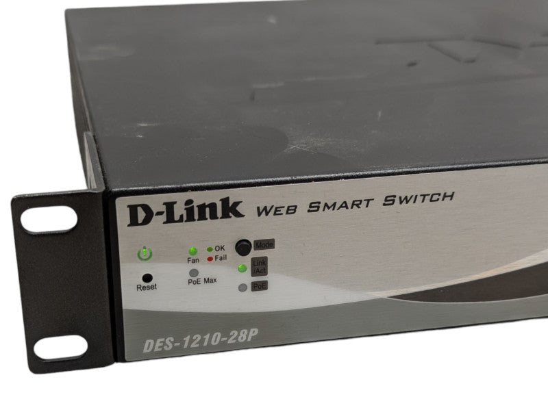 D-Link Web Managed Gigabit with PoE Smart Switch DES-1210-28P 2x SFP Uplinks  -