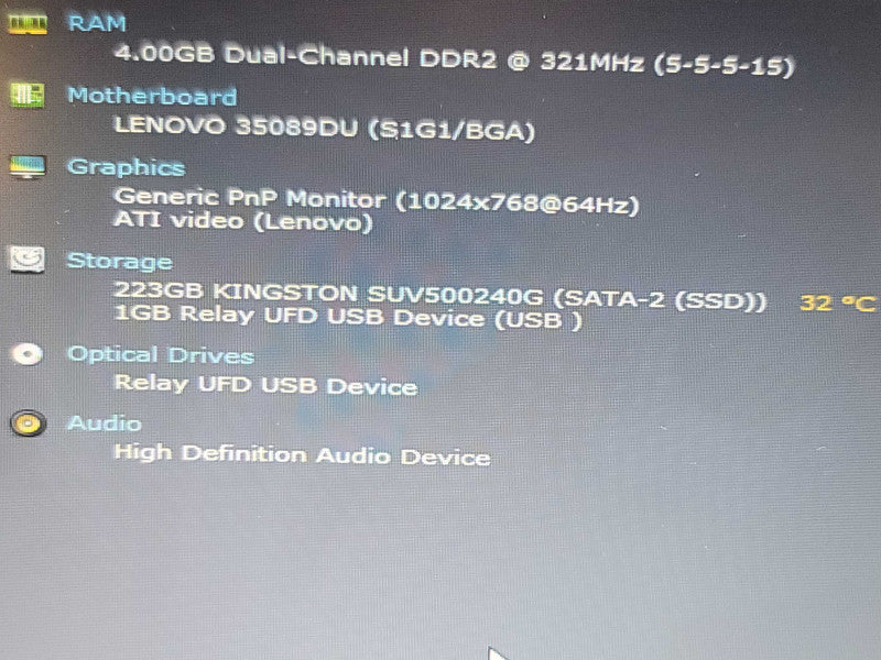 Lenovo ThinkPad X100e| Athlon Neo X2 Dual Core| 4GB DDR2| 256GB  SSD NO BAT β BudLap