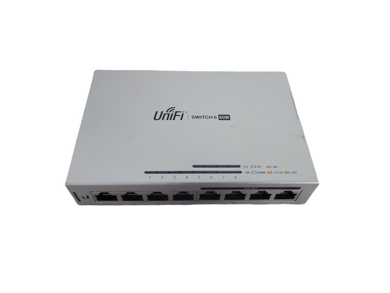 Ubiquiti Networks UniFi 8 Port Ethernet Switch, US-8-60W READ !