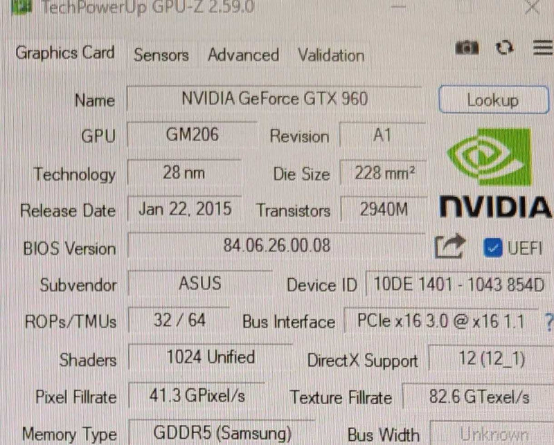 Asus STRIX GTX960-DC20C-4GD5 Graphics card _