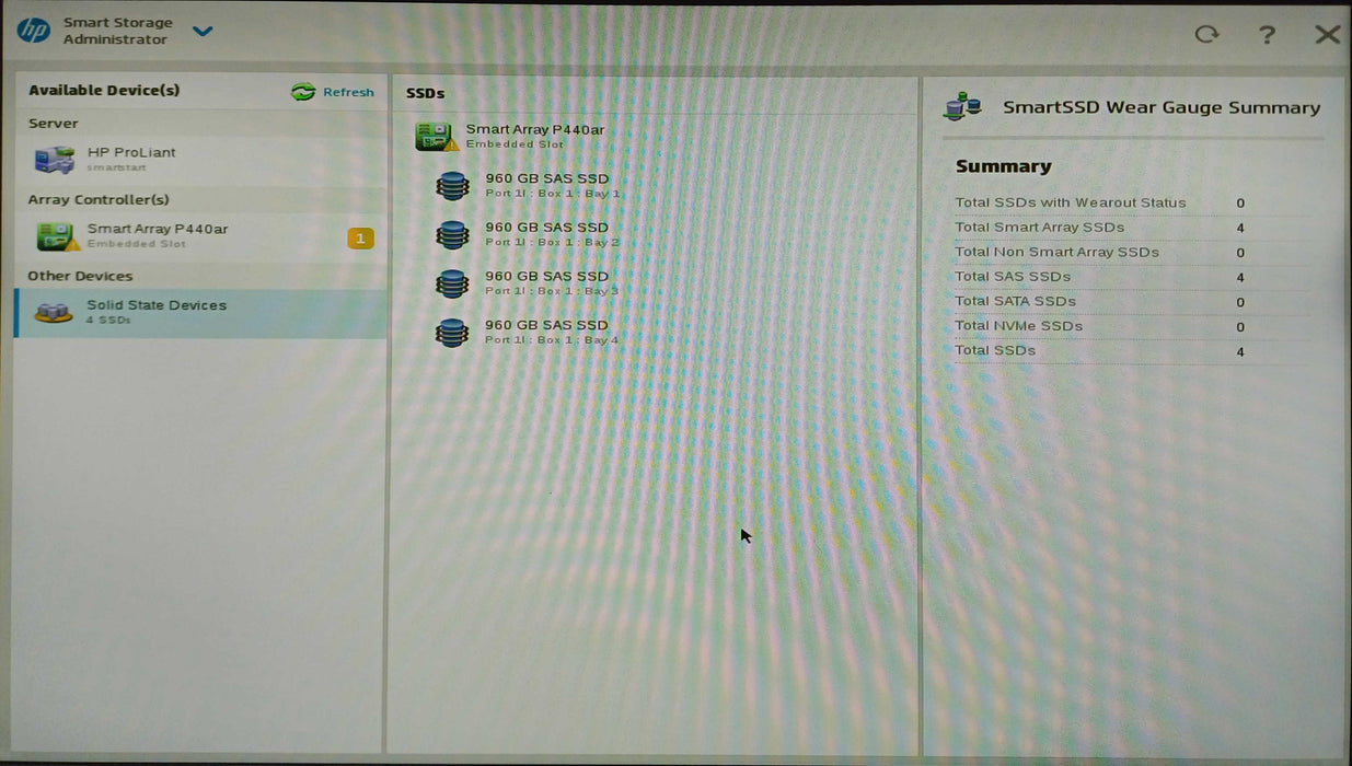 HP DL360 Gen9 1U 8x 2.5", Xeon E5-2609v3, 64GB DDR4,4x960GB SAS SSD, P440ar
