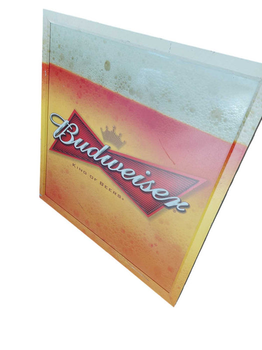Budweiser Light Up Wall Sign Hanger =