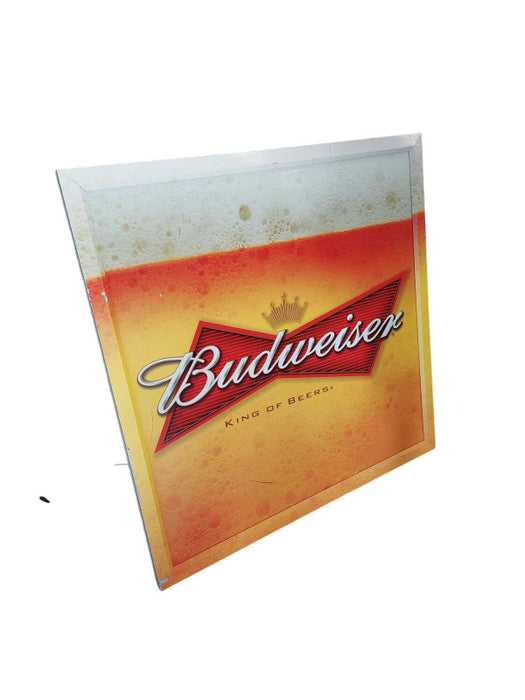 Budweiser Light Up Wall Sign Hanger =