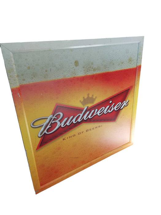 Budweiser Light Up Wall Sign Hanger =