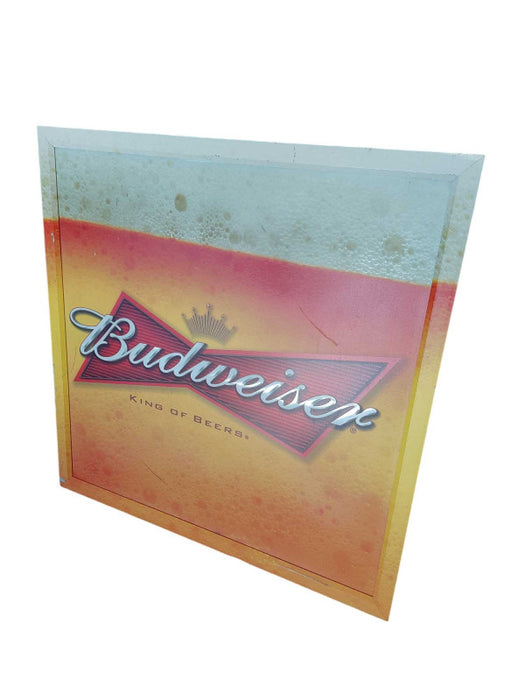 Budweiser Light Up Wall Sign Hanger =
